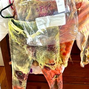 kids zombie handmade costume